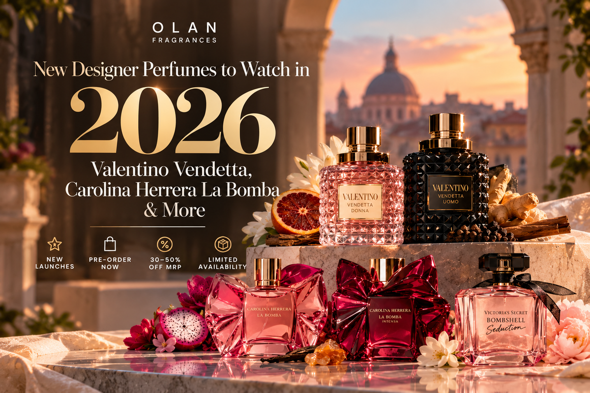New Designer Perfumes to Watch in 2026: Valentino Vendetta, Carolina Herrera La Bomba & More
